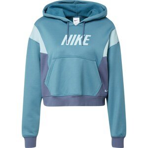 Sportovní mikina Nike marine modrá / azurová modrá / pastelová modrá
