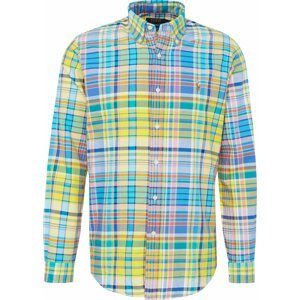 Košile Polo Ralph Lauren tyrkysová / žlutá / světle zelená / bledě fialová
