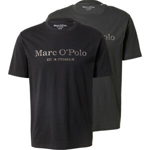 Tričko Marc O'Polo antracitová / černá