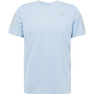 Funkční tričko 'Own The Run' ADIDAS SPORTSWEAR světlemodrá / světle šedá