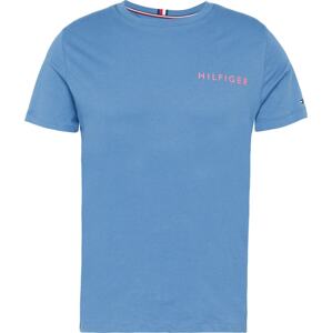 Tričko Tommy Hilfiger modrá / šedá / červená