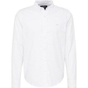 Společenská košile Hollister bílá / offwhite