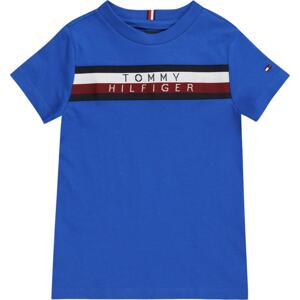 Tričko Tommy Hilfiger námořnická modř / kobaltová modř / červená / bílá