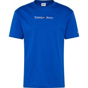 Tričko Tommy Jeans modrá / námořnická modř / červená / bílá
