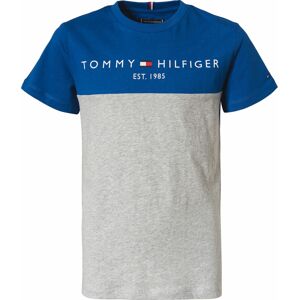 Tričko Tommy Hilfiger modrá / šedý melír / bílá
