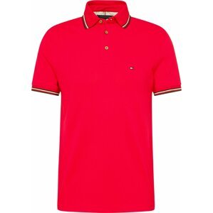 Tričko Tommy Hilfiger námořnická modř / karmínově červené / bílá