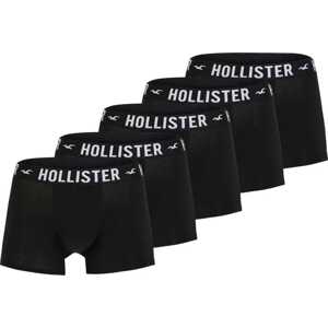 Plavecké šortky Hollister černá / bílá