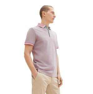 Tričko Tom Tailor pastelová modrá / světle růžová / bílá