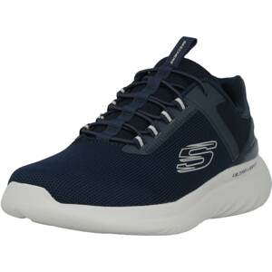 Slip on boty Skechers tmavě modrá / bílá