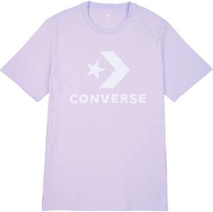 Tričko Converse světle fialová / bílá