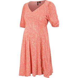Letní šaty 'Sara' Vero Moda Maternity tmavě béžová / korálová
