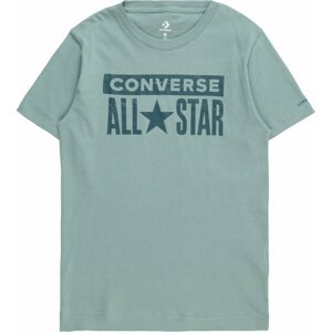 Tričko 'ALL STAR' Converse nefritová / tmavě zelená