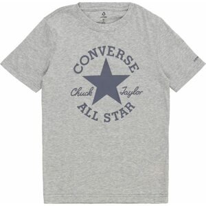 Tričko Converse chladná modrá / šedý melír