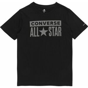Tričko 'ALL STAR' Converse tmavě šedá / černá