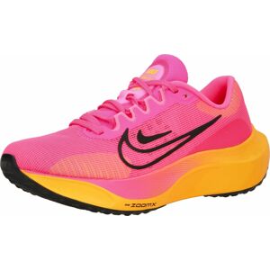 Běžecká obuv 'ZOOM FLY 5' Nike svítivě oranžová / svítivě růžová / černá