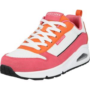 Tenisky Skechers oranžová / pink / bílá