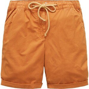 Chino kalhoty Tom Tailor tmavě oranžová