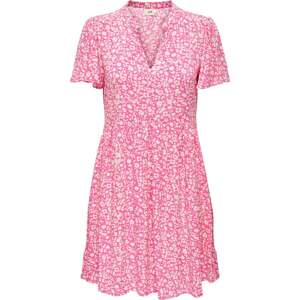 Šaty 'Starr' JDY světle růžová / bílá