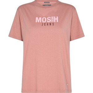 Tričko MOS MOSH fialová / světle růžová / černá