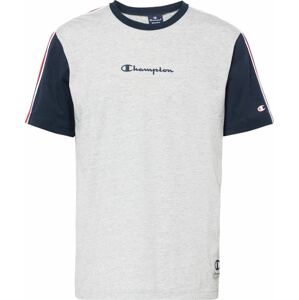 Funkční tričko Champion Authentic Athletic Apparel námořnická modř / šedý melír / bílá