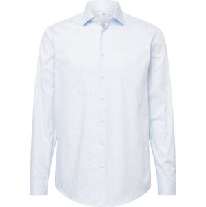 Společenská košile seidensticker světlemodrá / bílá