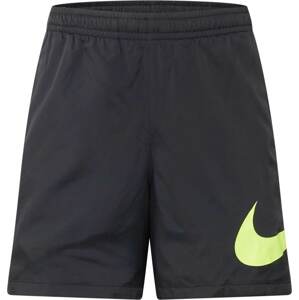 Kalhoty Nike Sportswear kiwi / černá