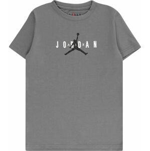 Funkční tričko Jordan tmavě šedá / černá / bílá