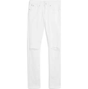 Džíny Calvin Klein Jeans bílá džínovina