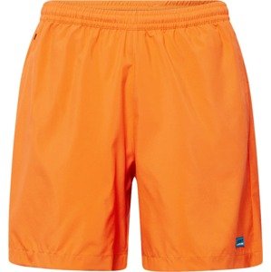 Kalhoty adidas Originals azurová modrá / oranžová / černá / bílá