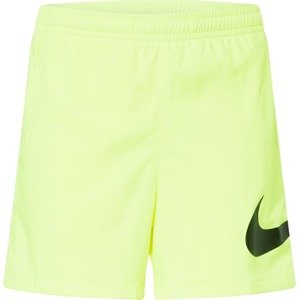 Kalhoty Nike Sportswear žlutá / černá