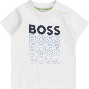 Tričko BOSS Kidswear modrá / námořnická modř / světlemodrá / bílá