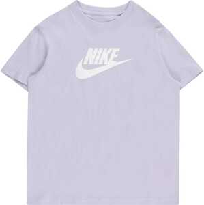 Tričko 'FUTURA' Nike Sportswear fialová / bílá