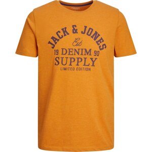 Tričko jack & jones bobule / oranžová