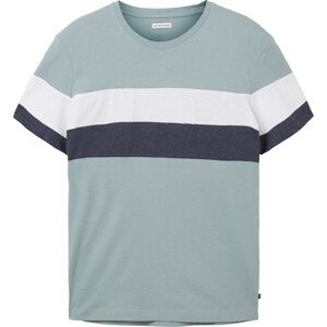 Tričko Tom Tailor noční modrá / opálová / bílá