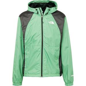 Přechodná bunda 'HYDRENALINE' The North Face trávově zelená / tmavě zelená / černá / bílá