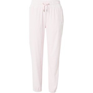 Kalhoty Juicy Couture White Label stříbrně šedá / růže