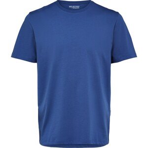 Tričko 'Aspen' Selected Homme královská modrá
