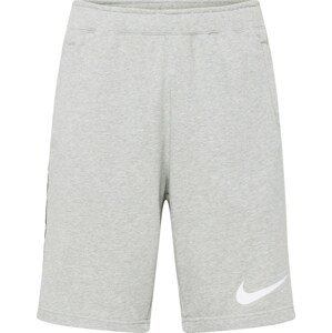 Kalhoty Nike Sportswear tmavě šedá / offwhite