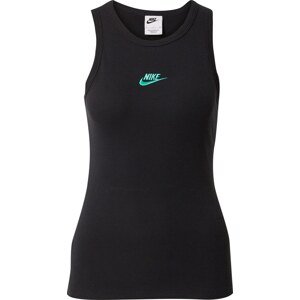 Top Nike Sportswear mátová / černá