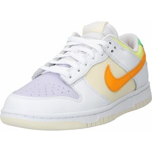 Tenisky 'DUNK LOW' Nike Sportswear světle žlutá / fialová / oranžová / bílá