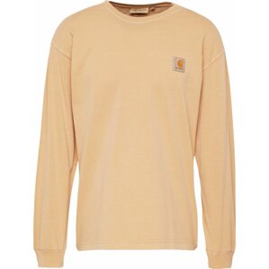 Tričko 'Nelson' Carhartt WIP světle hnědá / oranžová