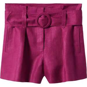 Kalhoty s puky 'CECILE' Mango červenofialová