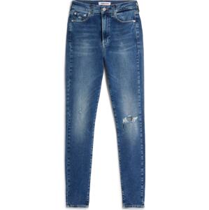 Džíny 'Sylvia' Tommy Jeans modrá džínovina / červená / bílá