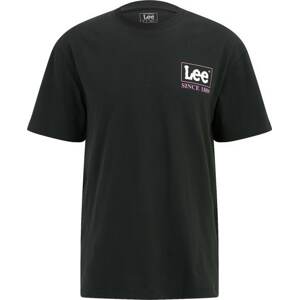 Tričko Lee fialová / černá / bílá