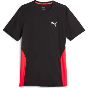 Funkční tričko Puma červená / černá / bílá