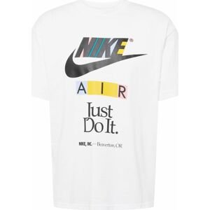 Tričko Nike Sportswear žlutá / růžová / černá / bílá