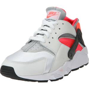 Tenisky 'AIR HUARACHE' Nike Sportswear světle šedá / červená / černá / bílá