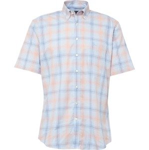 Košile FYNCH-HATTON enciánová modrá / nebeská modř / oranžová / bílá