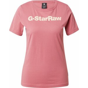 Tričko G-Star Raw režná / pink