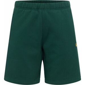 Kalhoty 'Chase' Carhartt WIP trávově zelená / oranžová